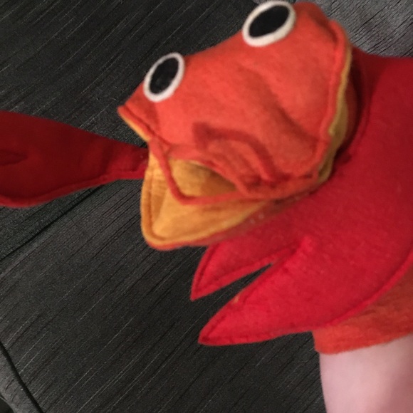Cute Red Lobster Hand Puppet - Picture 2 of 3